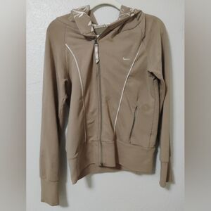 Nike Women's Brown Zip-Up Jacket